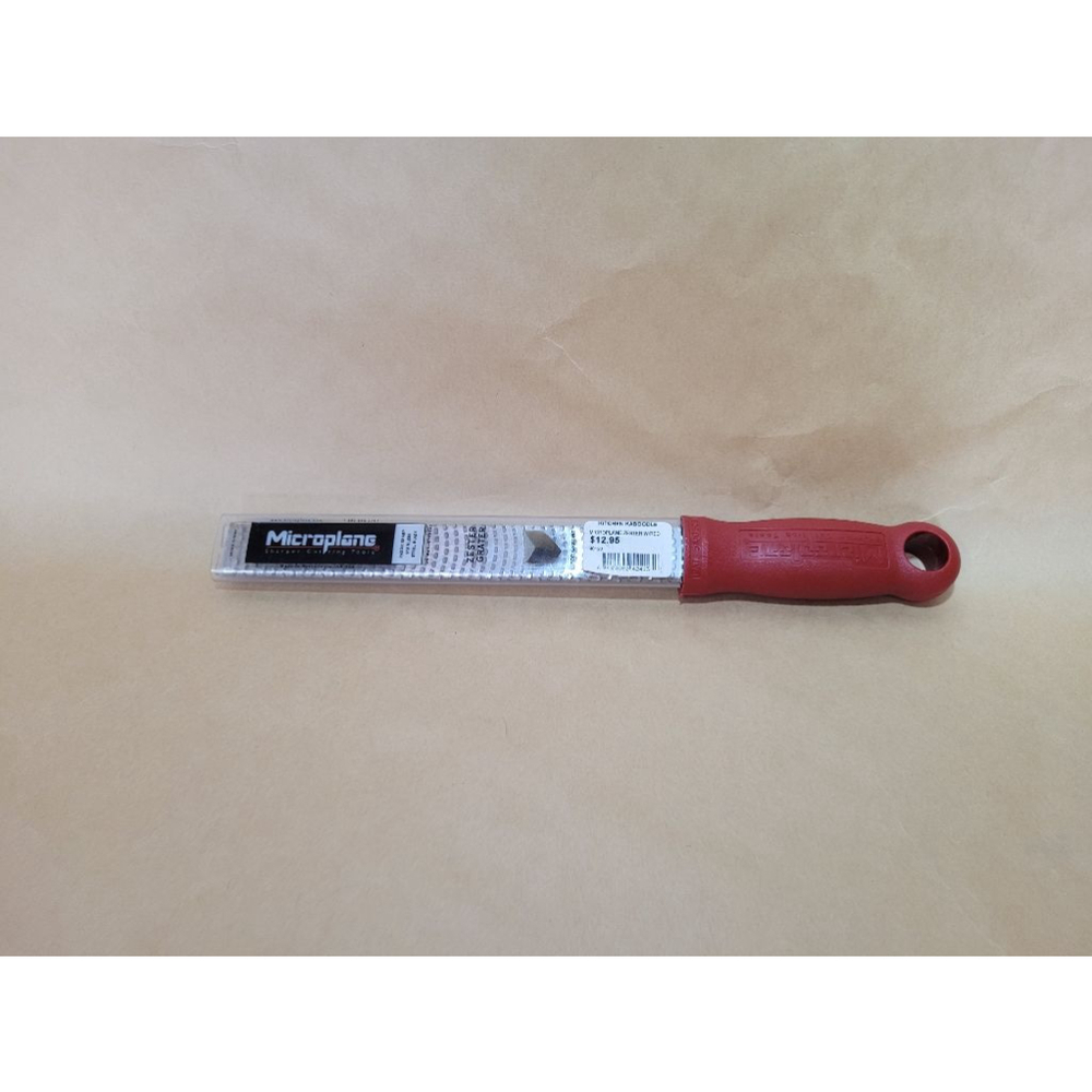 Microplane Kitchen Tool Grater Red Silver